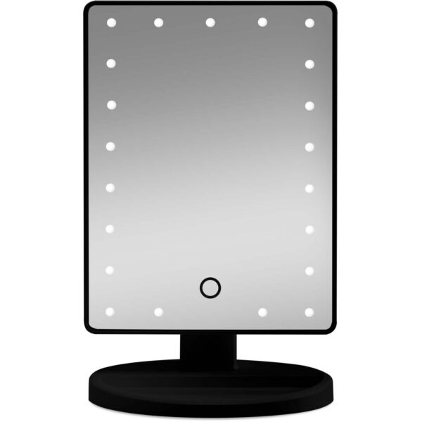 Gillian Jones Makeup Mirror With Led Light And Touch Function Black