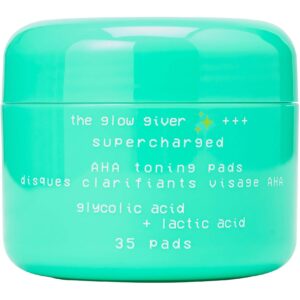 Glow Hub The Glow Giver Supercharged AHA Toning Pads 35 pcs 35 stk