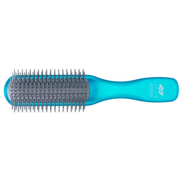 Kent Brushes Airhedz Glo Half Round Detangling Brush Blue