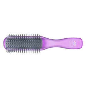 Kent Brushes Airhedz Glo Half Round Detangling Brush Purple