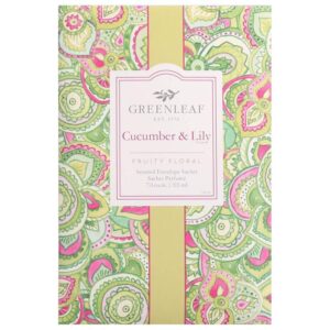 Greenleaf Scented Sachet Cucumber Lily