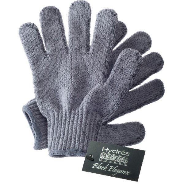 Hydréa London Organic Carbonised Bamboo Exfoliating Gloves