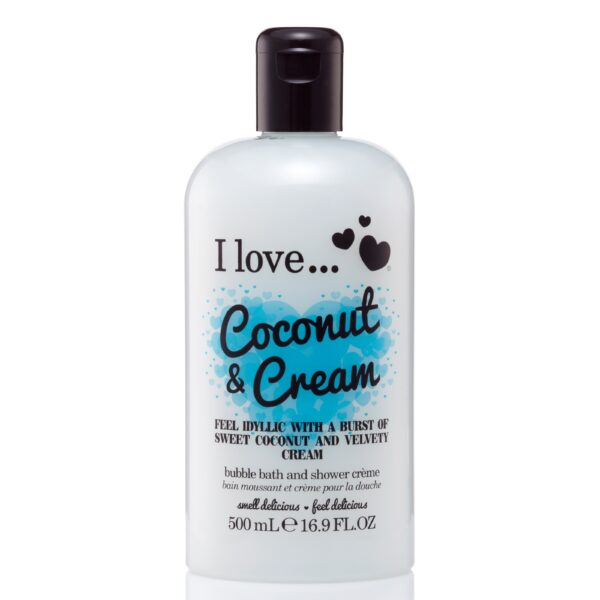 I Love... Bubble Bath & Shower Crème I Love… 500ml Coconut & Cream