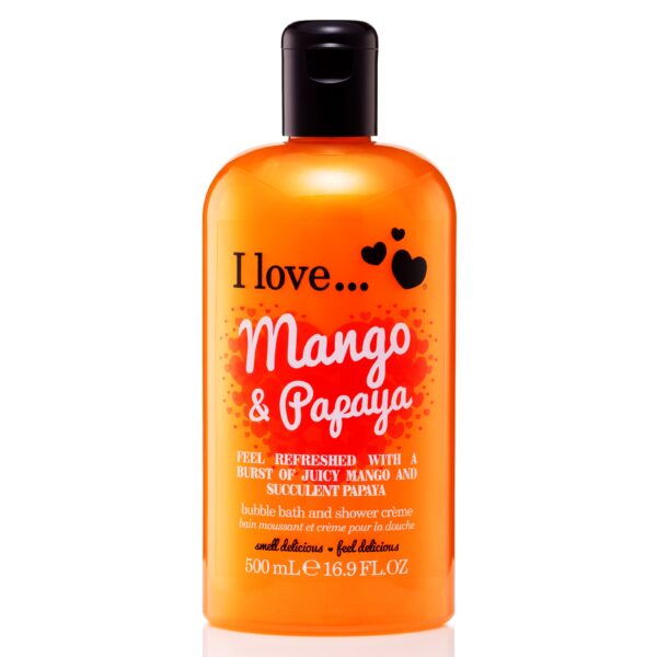 I Love... Bubble Bath & Shower Crème I Love… 500ml Mango & Papaya