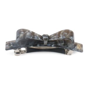 Ia Bon Bow Clip Grey Marble