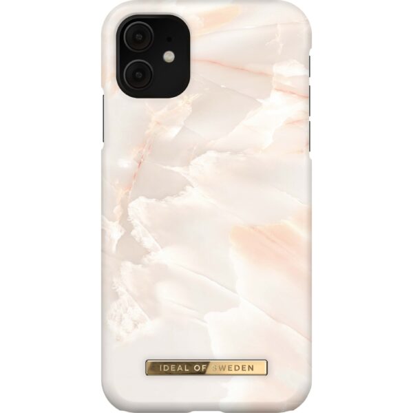 iDeal of Sweden iPhone 11/XR Fashion Case Rose Pearl Marble