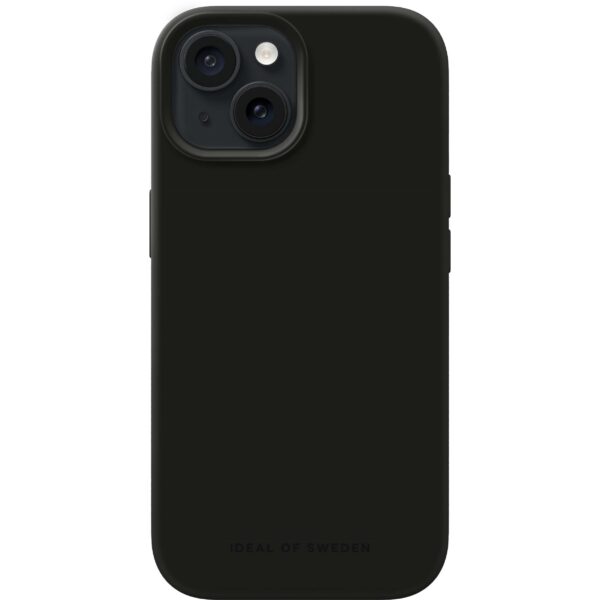 iDeal of Sweden iPhone 15 Silicone Case Black