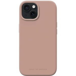 iDeal of Sweden iPhone 15 Silicone Case Blush Pink