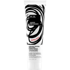 IGK Good Behavior Spirulina Protien Smoothing Blowout Balm 150 ml