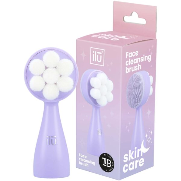 ilū Spa & Skincare Face Cleansing Brush Purple