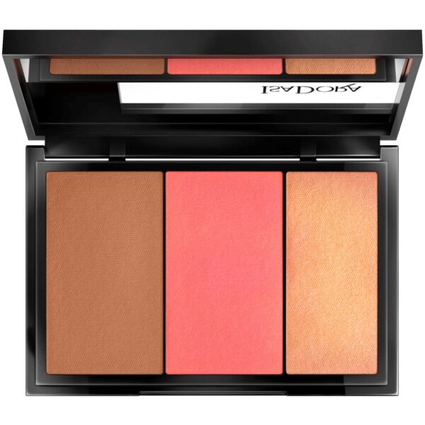 IsaDora Face Sculptor 3-in-1 Palette Intense Peach