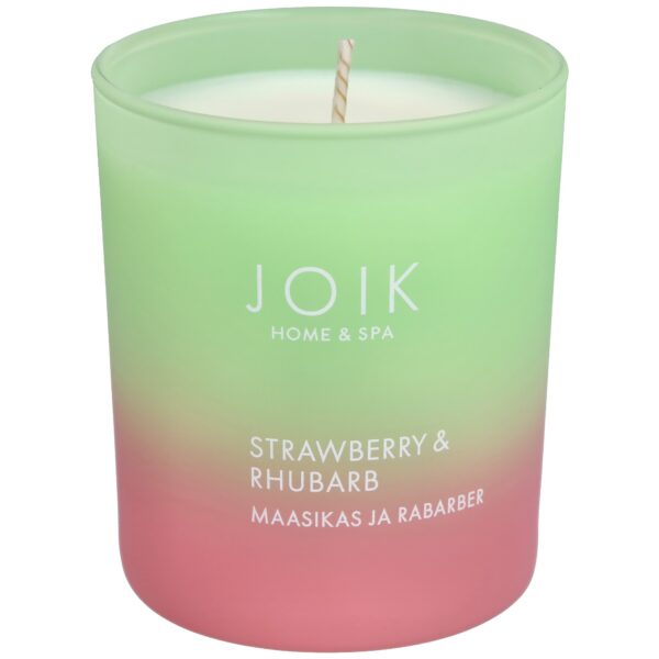 JOIK Organic Scented Candle Strawberry & Rhubarb 150 g