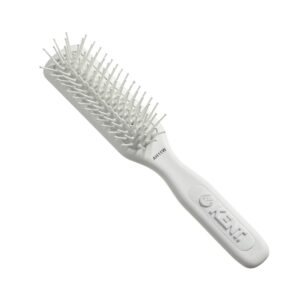 Kent Brushes AirHedz Pro Narrow Phine Pin De-Tangle Cushion Brush Whit