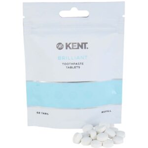 Kent Brushes Kent Oral Care BRILLIANT 62 Toothpaste Tablets Refill