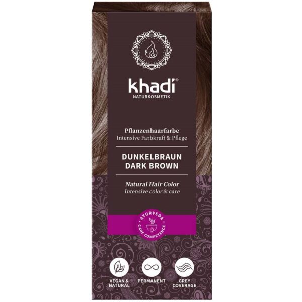 Khadi Herbal Hair Colour Dark Brown