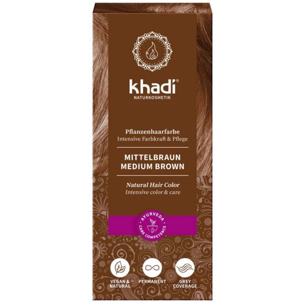 Khadi Hair Colour Medium Brown