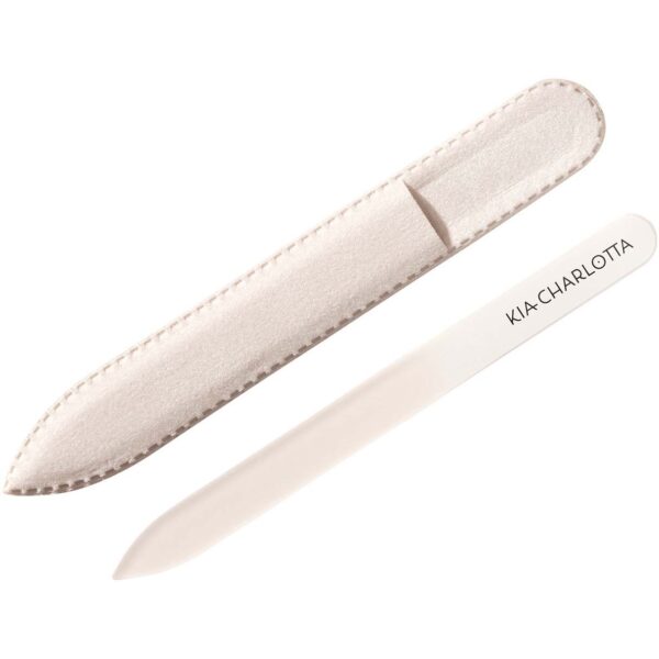 Kia-Charlotta Glass Nail File Beige