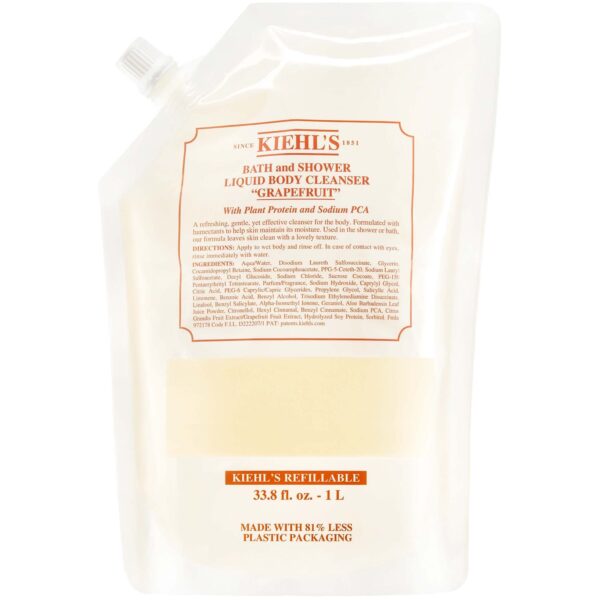 Kiehl&apos;s Liquid Body Cleanser Bath and Shower  Grapefruit Refill 1000 m