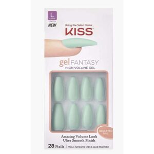 Kiss Gel Fantasy 28 Sculpted Nails Back It Up