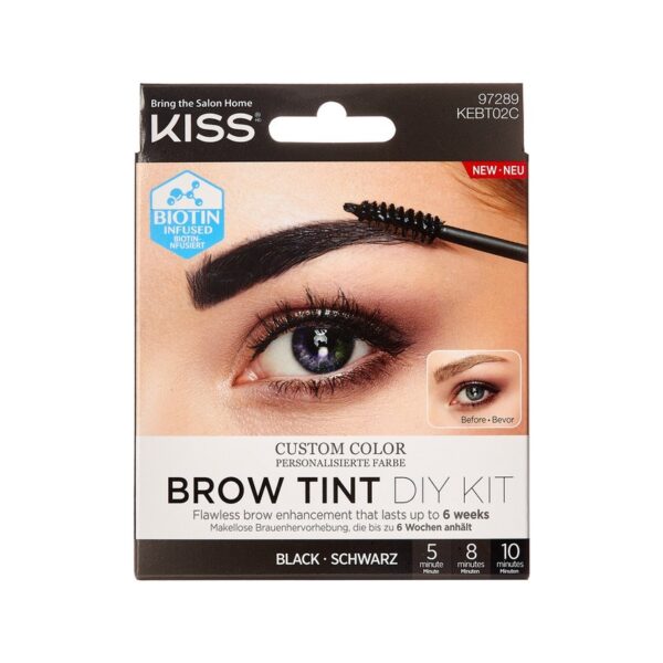 Kiss Brow Tint Diy Kit Black