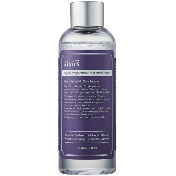 Klairs Supple Preparation  Unscented Toner  180 ml