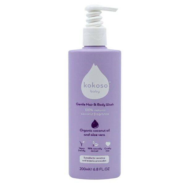 Kokoso Baby Gentle Hair & Body Wash 200 ml