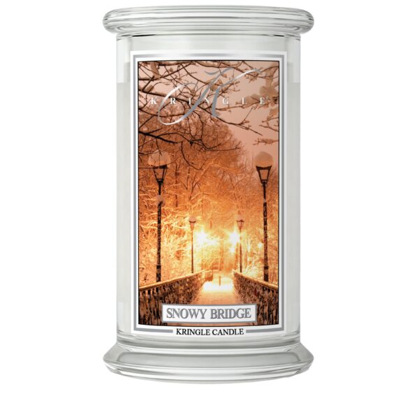 Kringle Candle Snowy Bridge 2 Wick Large Jar 100 h