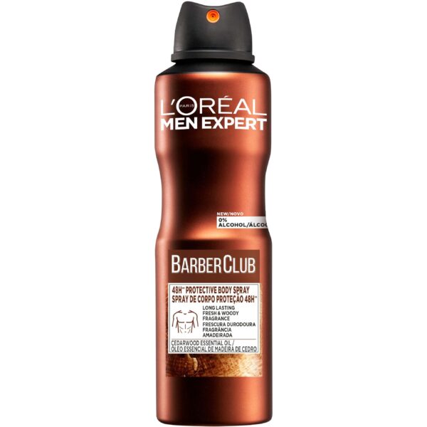 Loreal Paris Men Expert Barber Club 48H Protective Body Spray 150 ml