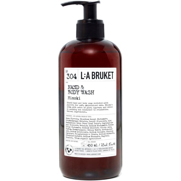 L:a Bruket 305 Hinoki Hand and Body Wash