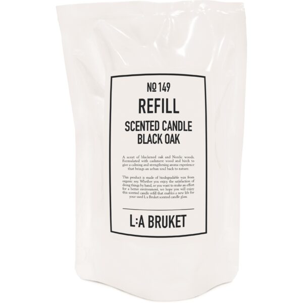 L:a Bruket Refill Doftljus Black Oak 260 g