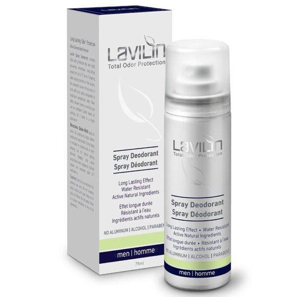 Lavilin Spray Deodorant Men Probiotic 75 ml