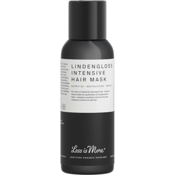 Less Is More Organic Lindengloss Intensive Hair Mask Travel Size 50 ml