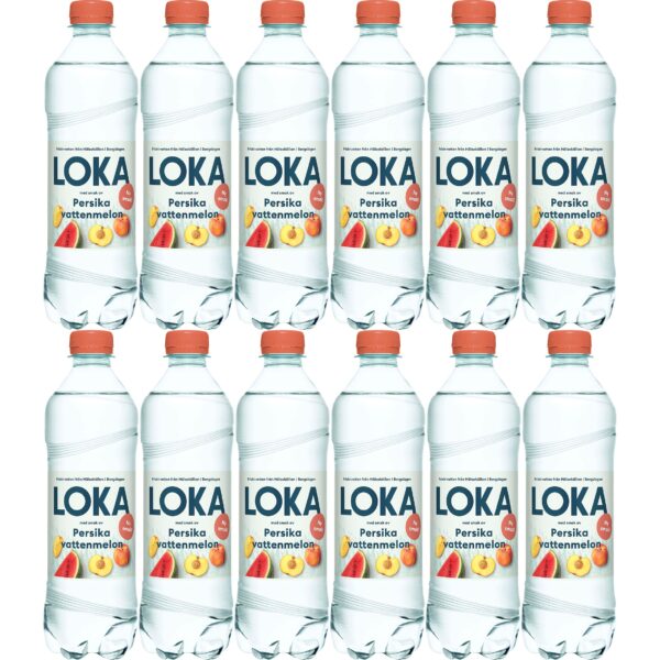 LOKA Persika Vattenmelon 12 x 50 cl