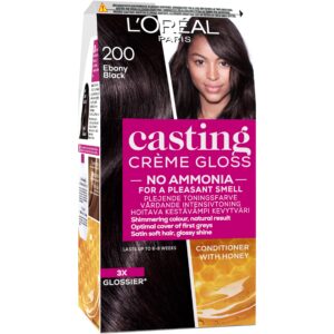 Loreal Paris Casting Crème Gloss Conditioning Color 200 Ebony Black