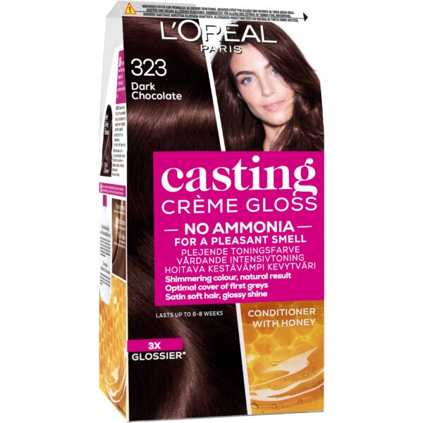 Loreal Paris Casting Crème Gloss Conditioning Color 323 Dark Chocolate