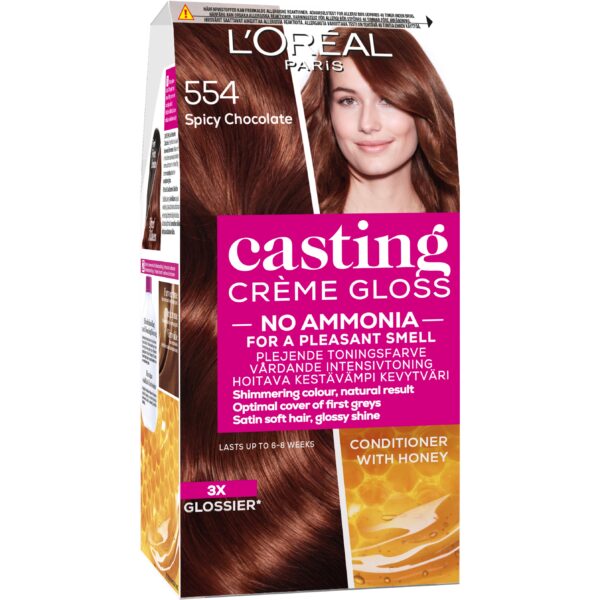 Loreal Paris Casting Crème Gloss Conditioning Color 554 Spicy Chocolat