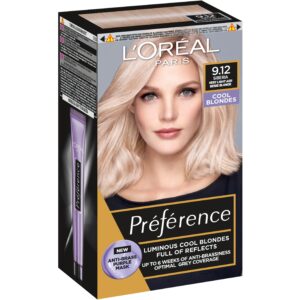 Loreal Paris Préférence Permanent Hair Color 9.12 Siberia