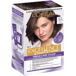 Loreal Paris Excellence Cool Creme Triple Care Color 5.11 Ultra Ash Li