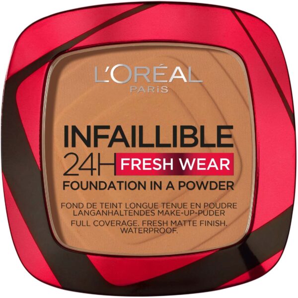 Loreal Paris Infaillible Fresh Wear 24H Powder Foundation  330 Hazelnu