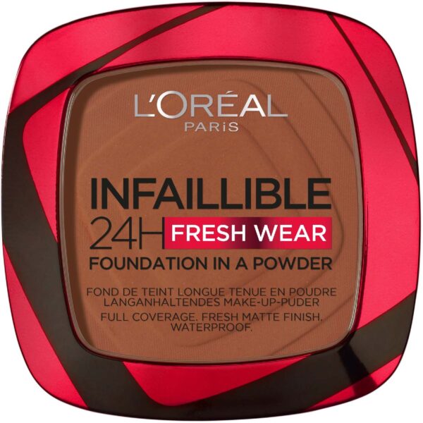 Loreal Paris Infaillible Fresh Wear 24H Powder Foundation  375 Deep Am