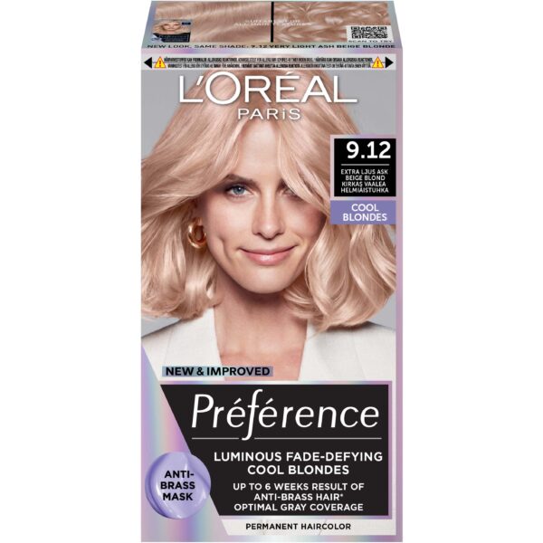 Loreal Paris Préférence Permanent Haircolor Cool Blondes 9