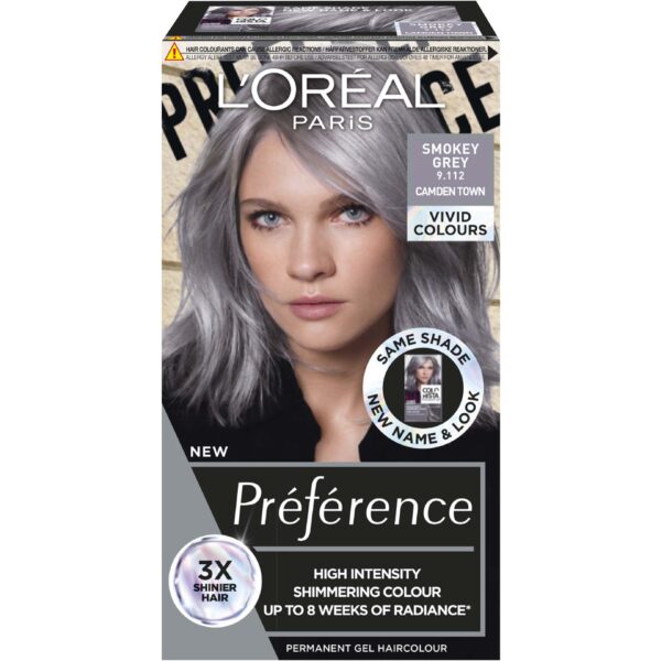 Loreal Paris Préférence Vivids  Smokey Grey 9.112