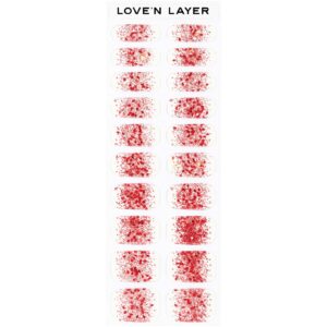 Love&apos;n Layer Love Note Funky Sparkle Red