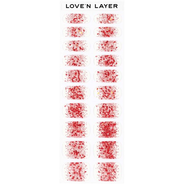 Love&apos;n Layer Love Note Funky Sparkle Red