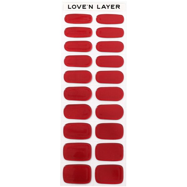 Love&apos;n Layer Dark Days Metallic Holiday Red