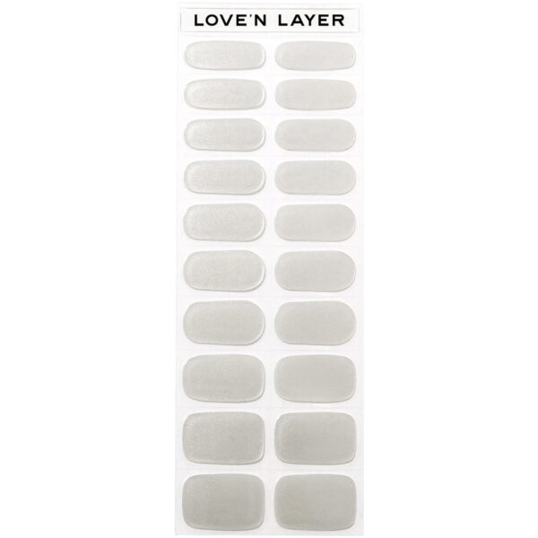 Love&apos;n Layer Dark Days Metallic Shiny Silver