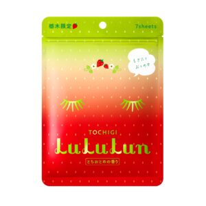 LuLuLun Premium Sheet Mask Tochigi Strawberry 7 stk