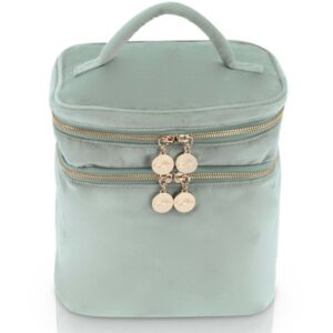 LULU&apos;S ACCESSORIES Beauty Bag Velvet Mint