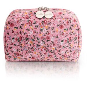 LULU&apos;S ACCESSORIES Cosmetic Bag Floral Rose