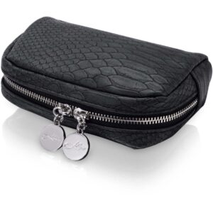 LULU&apos;S ACCESSORIES Cosmetic Bag Mini Brushed Black